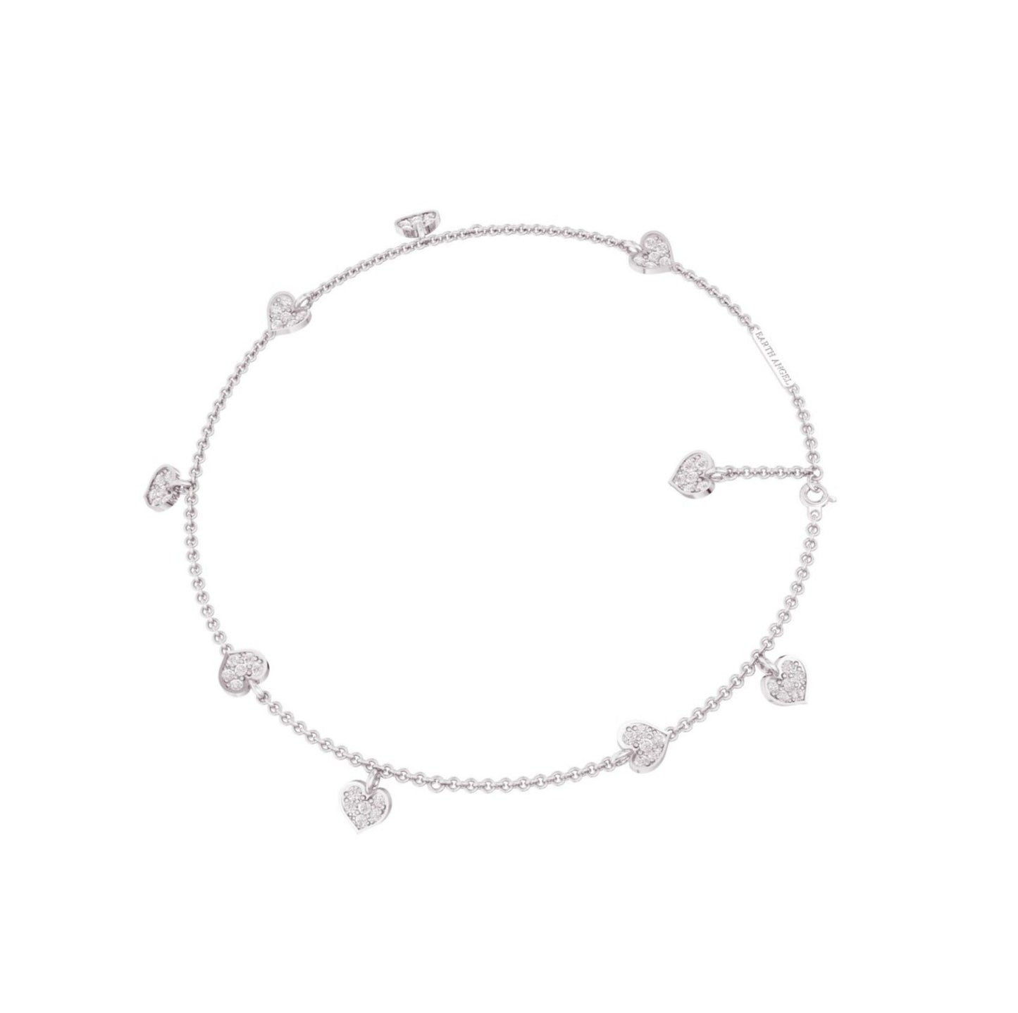 Where There Is Love, There Is Magic' Heart Bracelet In Sterling Silver image 4