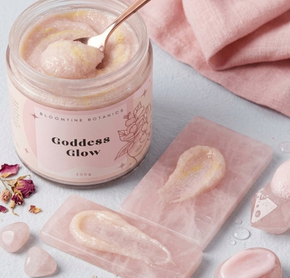 Indulgent Goddess Glow Foaming Scrub - Coconut Vanilla BLOOMTINE