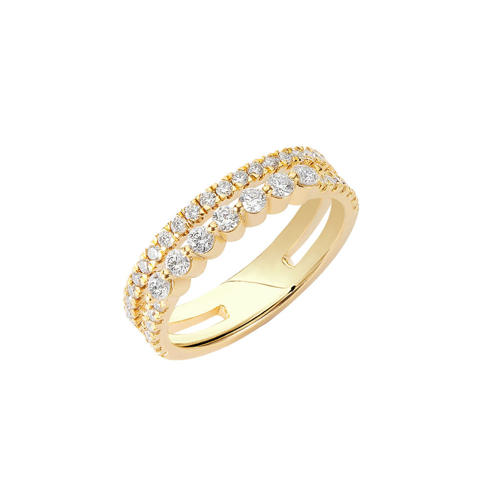 Illuminess™ Gold Vermeil Combi Stack Ring