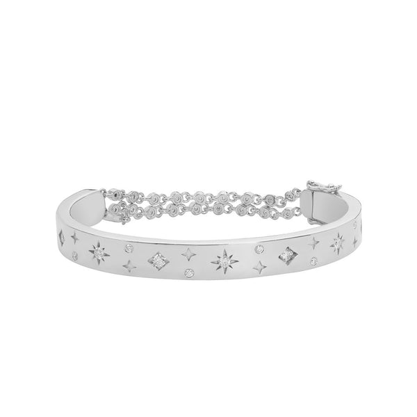 Illuminess™ Sterling Silver Starset Bangle